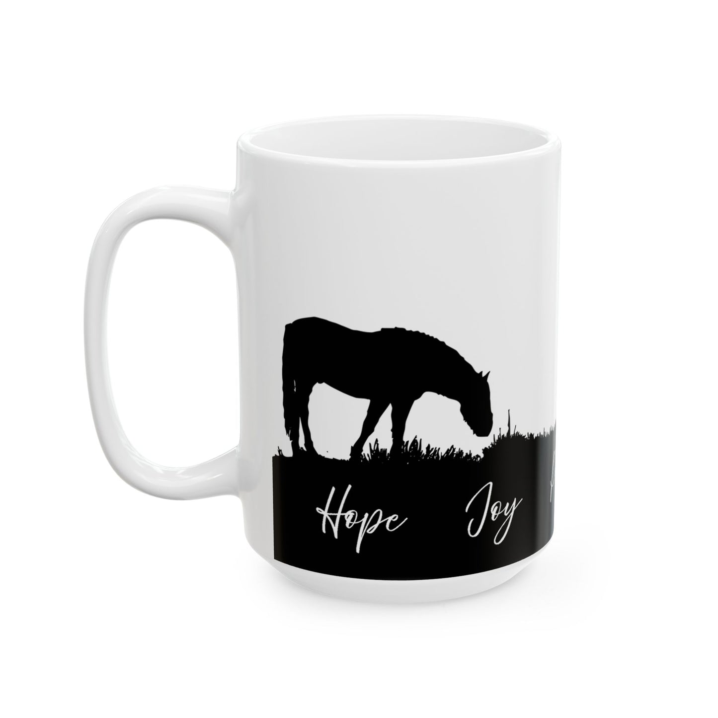 Western Horse Ceramic Mug - (11oz, 15oz)