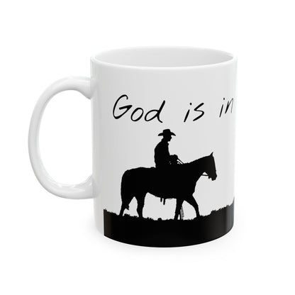 GOD is in the Details Ceramic Mug, (11oz, 15oz)