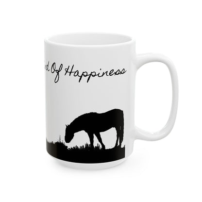 Western Horse Ceramic Mug - (11oz, 15oz)