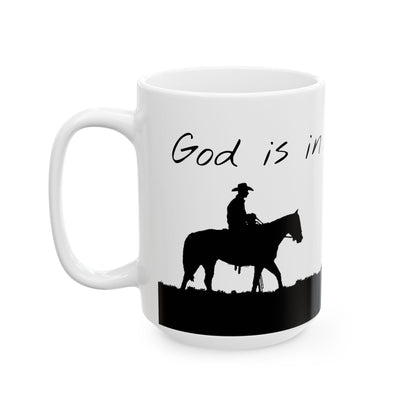 GOD is in the Details Ceramic Mug, (11oz, 15oz)